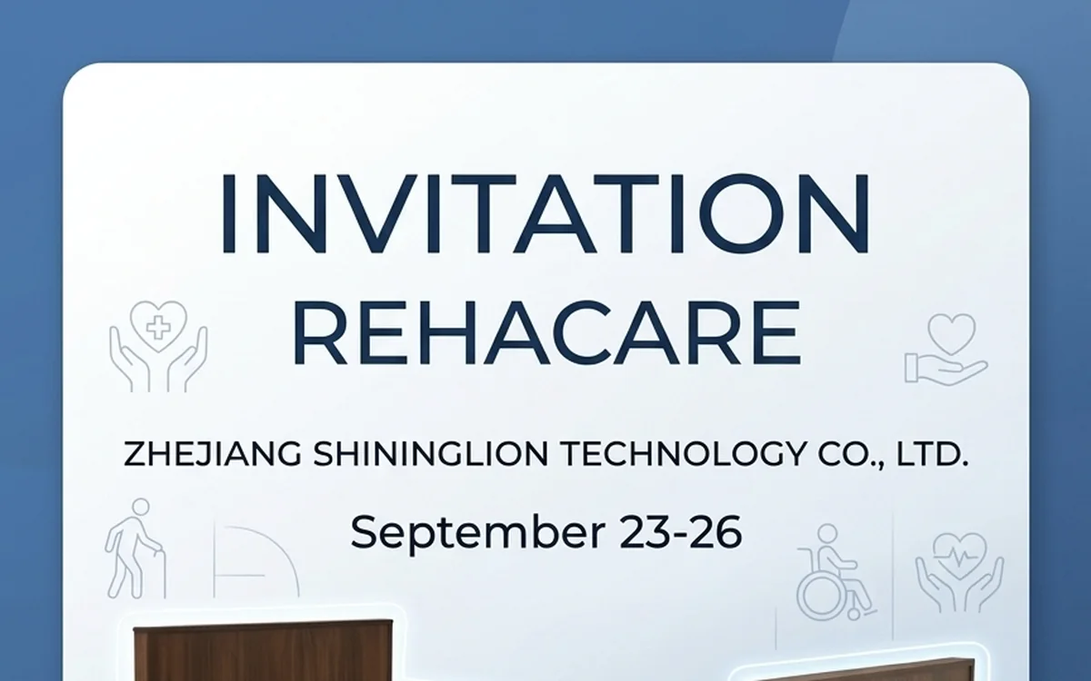 SHLION invitation to REHACARE 2026 in Düsseldorf