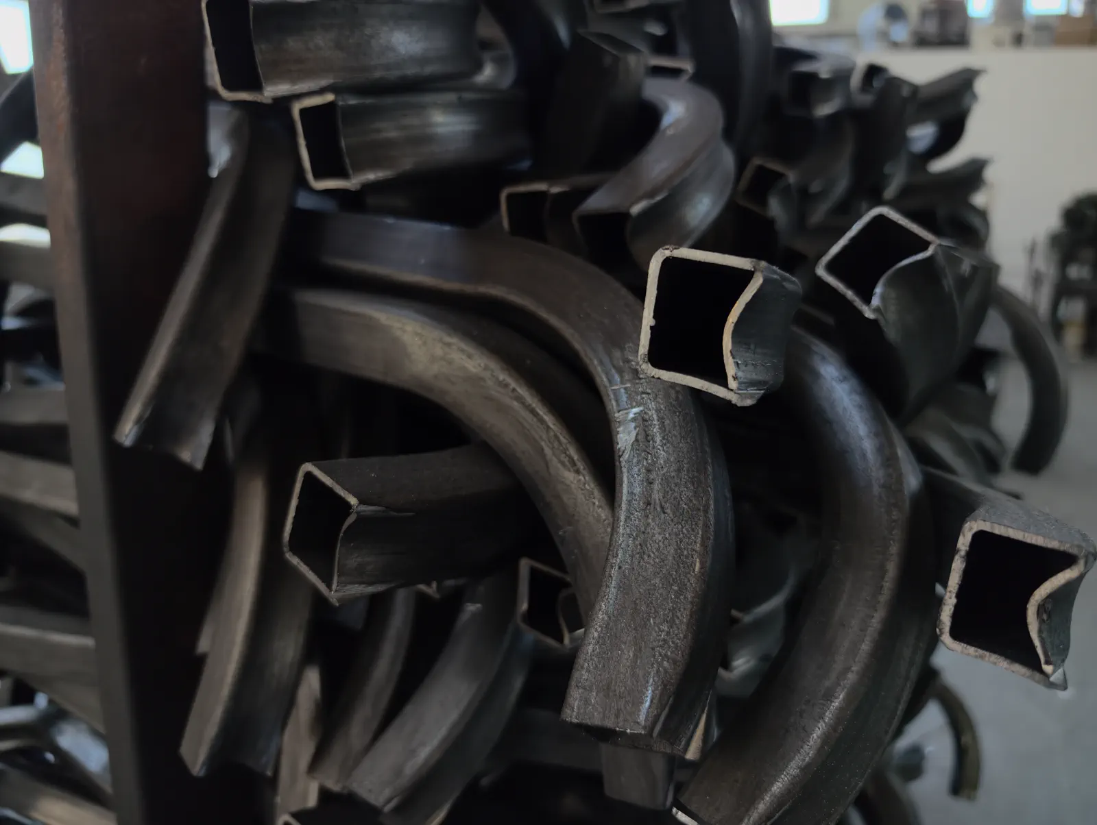 Formed steel tubing prepared for SHLION production