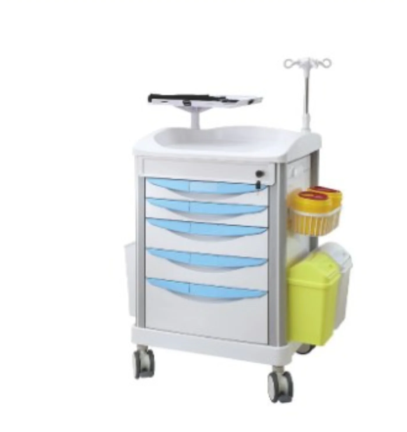 SL-F09-3 multi-drawer emergency medical trolley