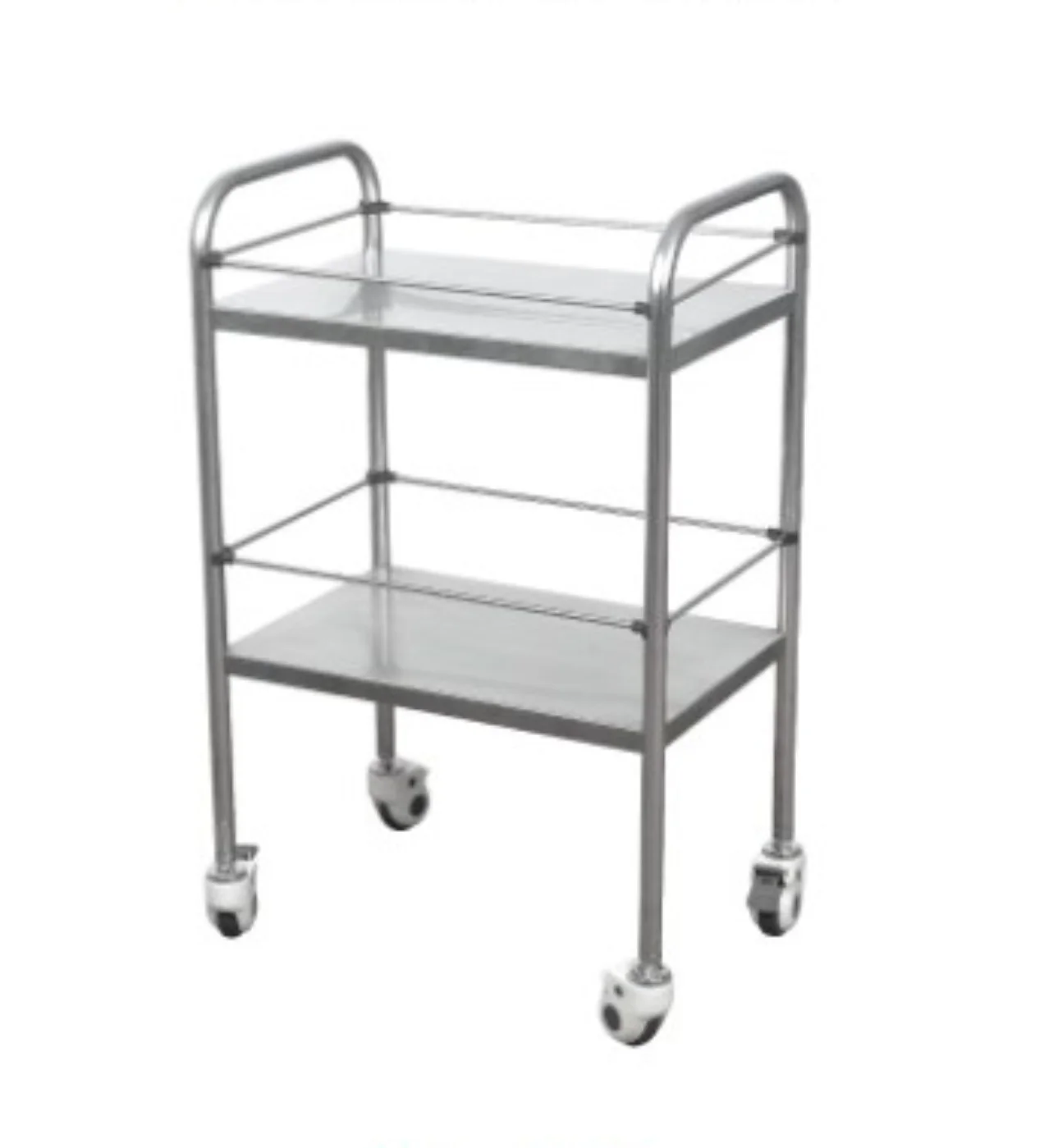 SL-F15 Three-Tier Stainless Steel Instrument Trolley