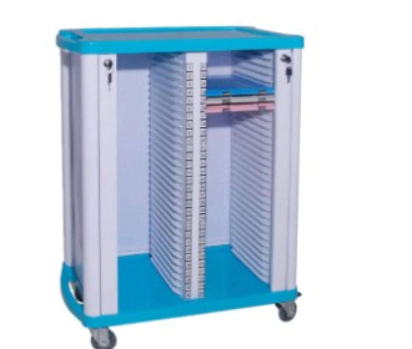 SL-F20-2 Mobile Medical Chart Trolley