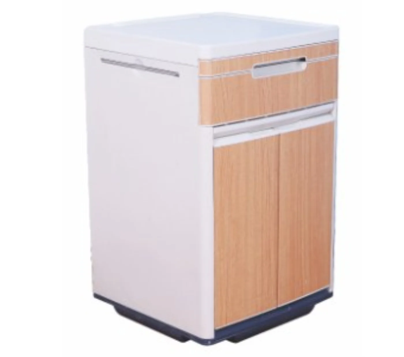 SL-G02 Wood-Finish Hospital Bedside Cabinet