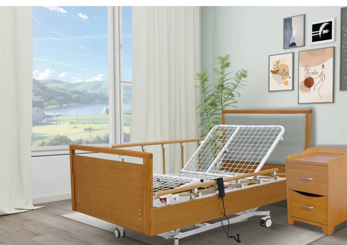 SLD-A31-421A Three-Function Electric Nursing Bed