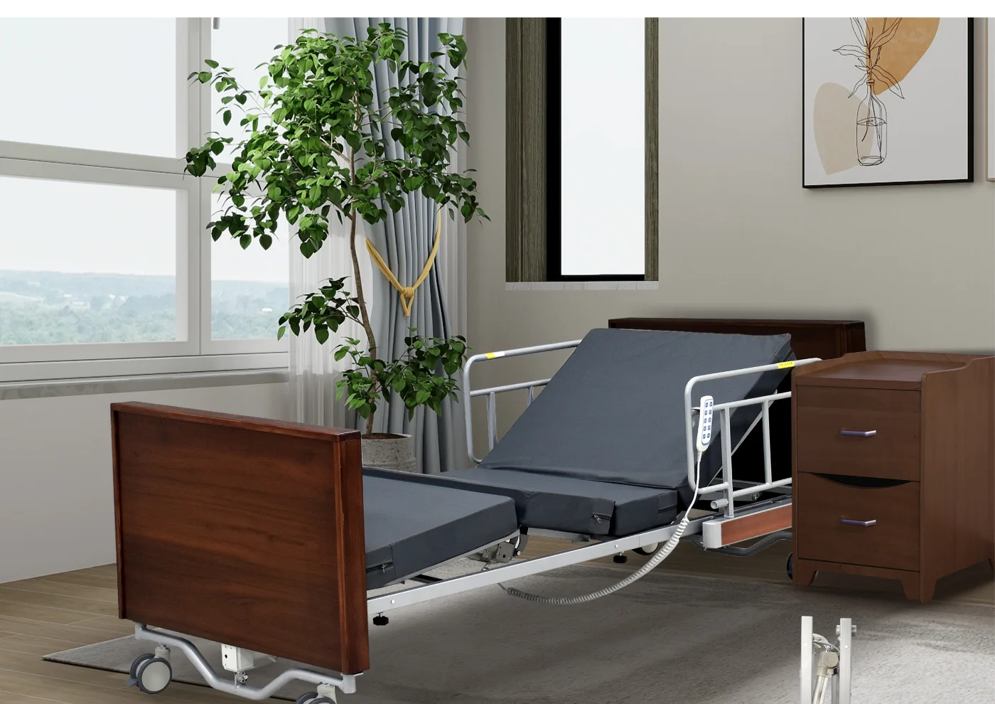 SLD-A51-425A3 Five-Function Electric Nursing Bed