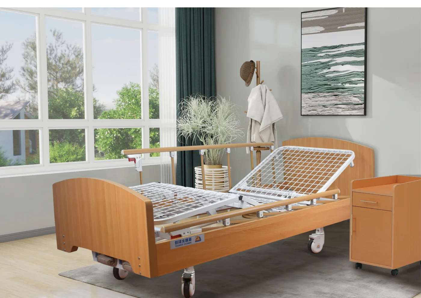 SLS-A21-421A Two-Function Manual Nursing Bed